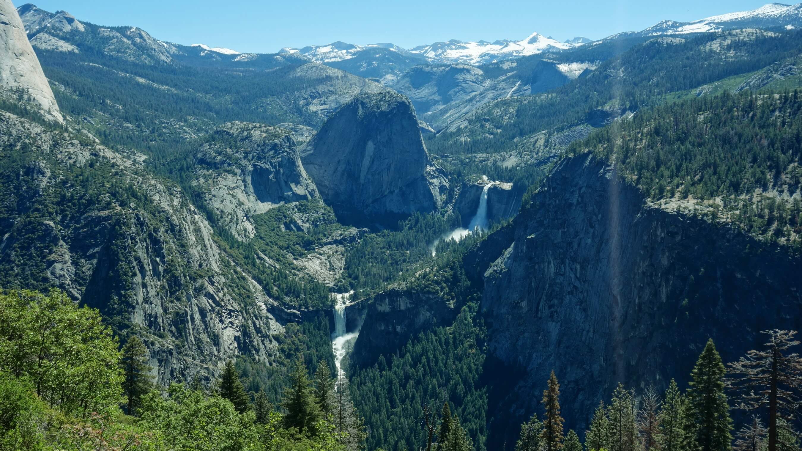 Panorama Loop in Yosemite Hiking in California